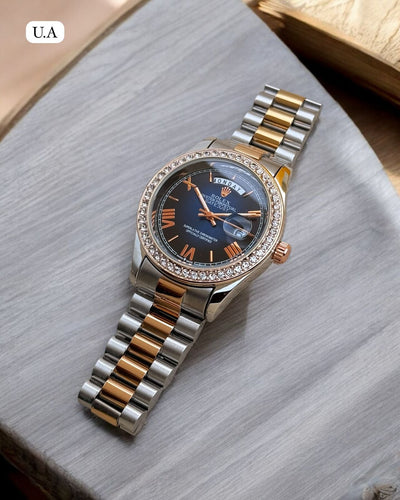 ROLEX DIAMOND BREZEL ROSE GOLD TRENDLUXE